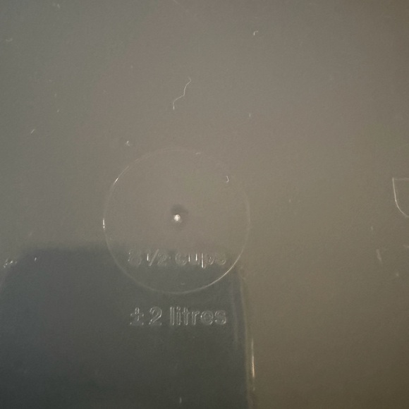 Tupperware 3 Pieces Set Black and White Kitchen Storage Container - Picture 9 of 11